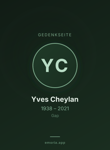 Gedenkportrait von Yves Cheylan