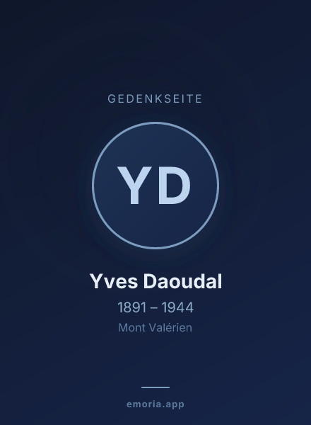 Gedenkportrait von Yves Daoudal