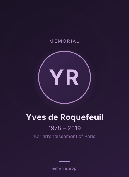 Memorial portrait of Yves de Roquefeuil