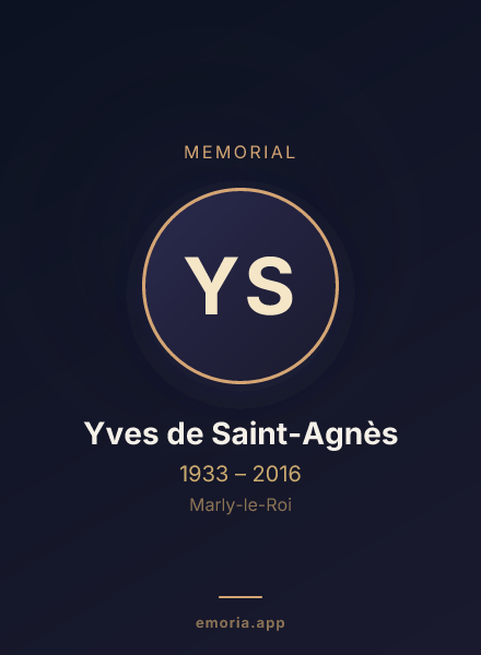 Memorial portrait of Yves de Saint-Agnès