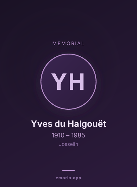 Memorial portrait of Yves du Halgouët