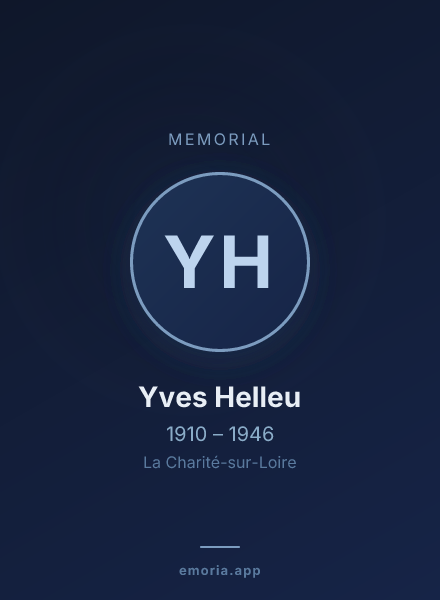 Memorial portrait of Yves Helleu
