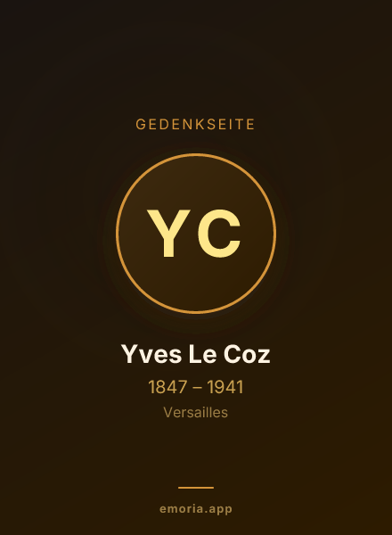 Gedenkportrait von Yves Le Coz