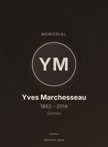 Memorial portrait of Yves Marchesseau