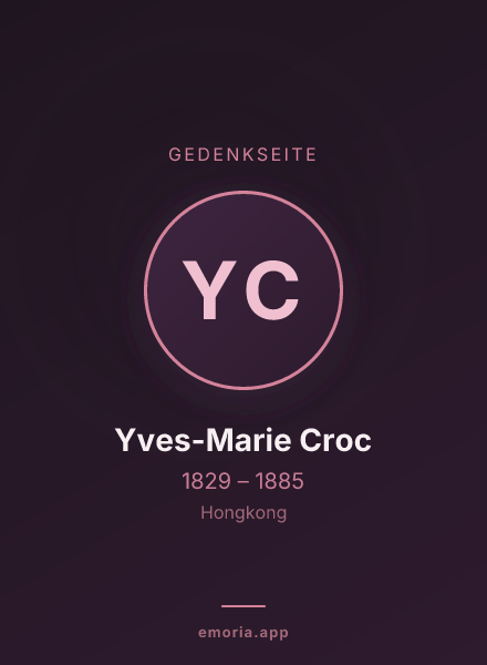 Gedenkportrait von Yves-Marie Croc