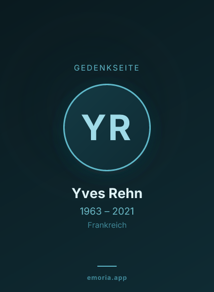 Gedenkportrait von Yves Rehn