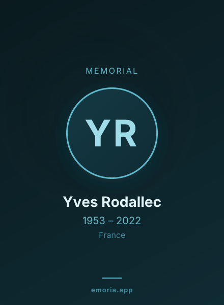 Memorial portrait of Yves Rodallec