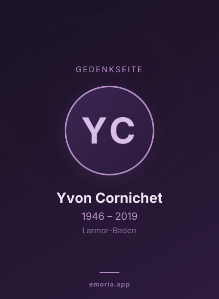 Gedenkportrait von Yvon Cornichet