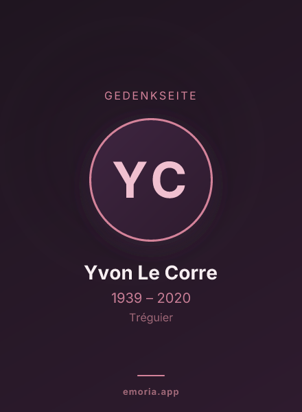 Gedenkportrait von Yvon Le Corre