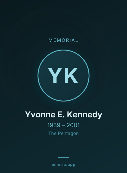 Memorial portrait of Yvonne E. Kennedy