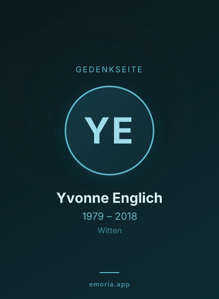 Gedenkportrait von Yvonne Englich