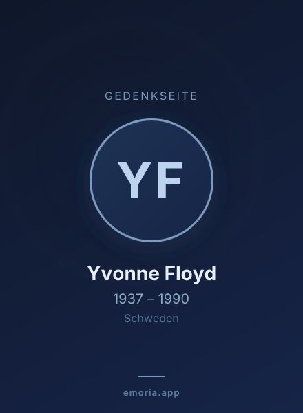 Gedenkportrait von Yvonne Floyd