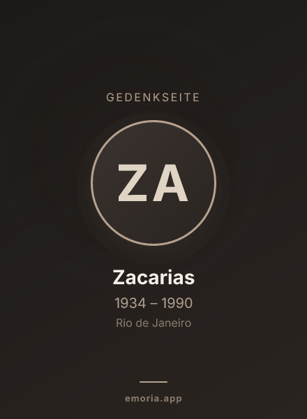 Gedenkportrait von Zacarias