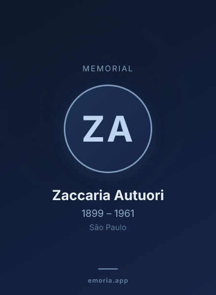 Memorial portrait of Zaccaria Autuori