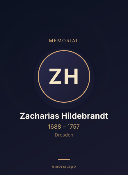 Memorial portrait of Zacharias Hildebrandt