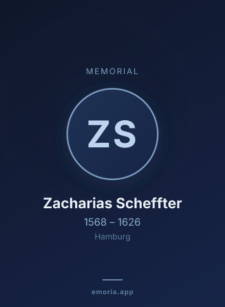 Memorial portrait of Zacharias Scheffter