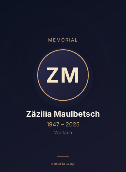 Memorial portrait of Zäzilia Maulbetsch