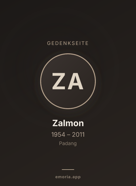 Gedenkportrait von Zalmon