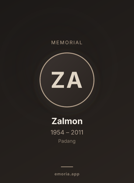 Memorial portrait of Zalmon