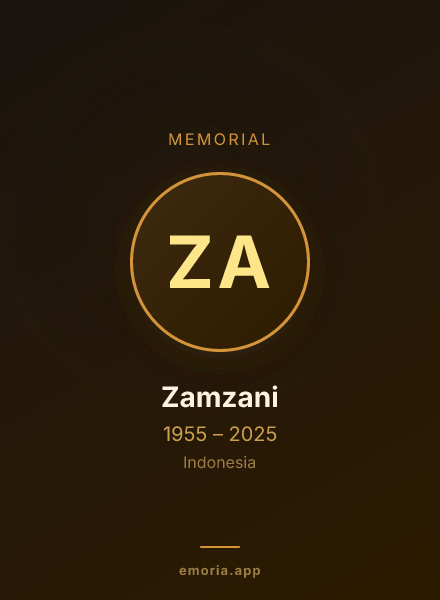 Memorial portrait of Zamzani