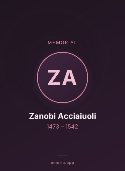 Memorial portrait of Zanobi Acciaiuoli
