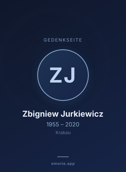 Gedenkportrait von Zbigniew Jurkiewicz