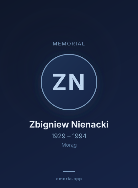 Memorial portrait of Zbigniew Nienacki