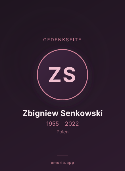 Gedenkportrait von Zbigniew Senkowski