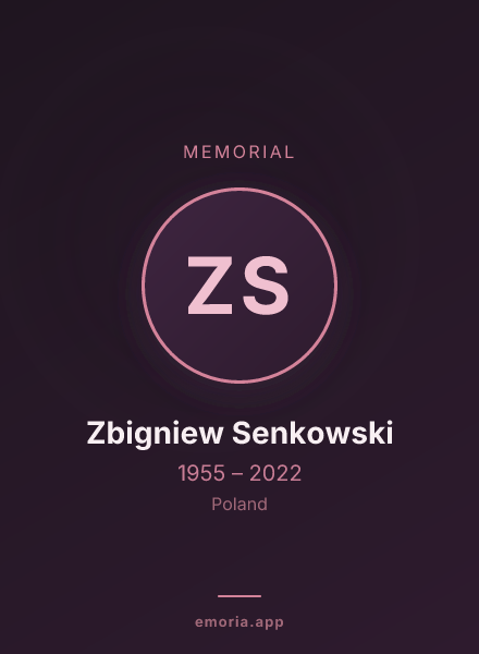Memorial portrait of Zbigniew Senkowski