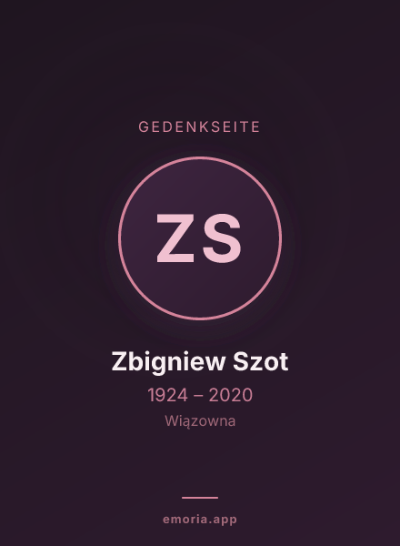 Gedenkportrait von Zbigniew Szot