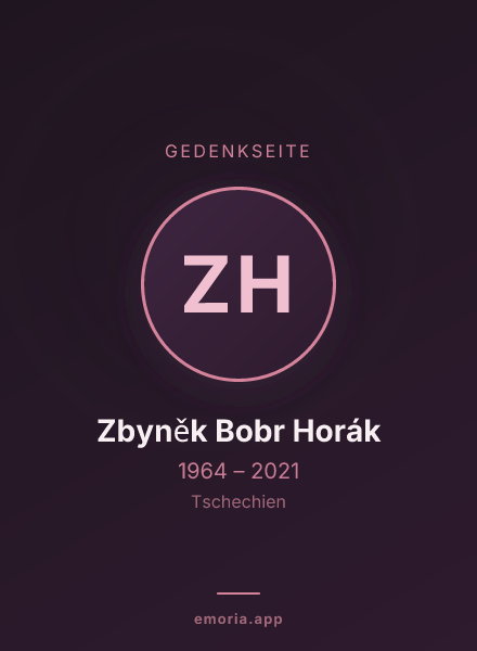 Gedenkportrait von Zbyněk Bobr Horák