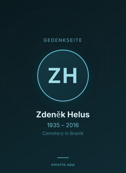 Gedenkportrait von Zdeněk Helus