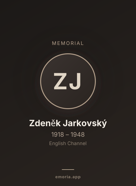 Memorial portrait of Zdeněk Jarkovský