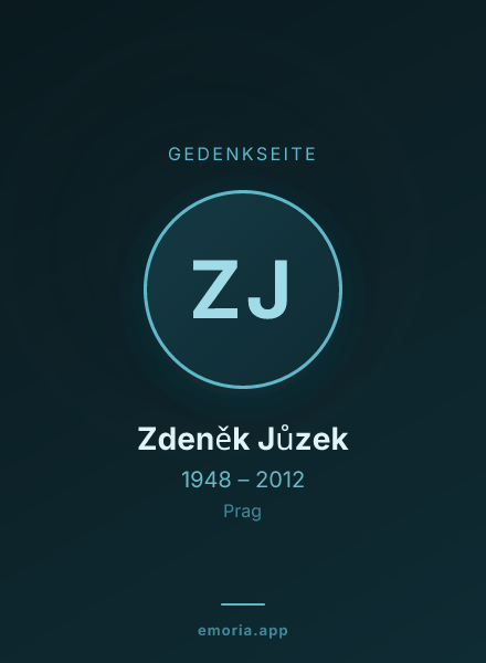 Gedenkportrait von Zdeněk Jůzek