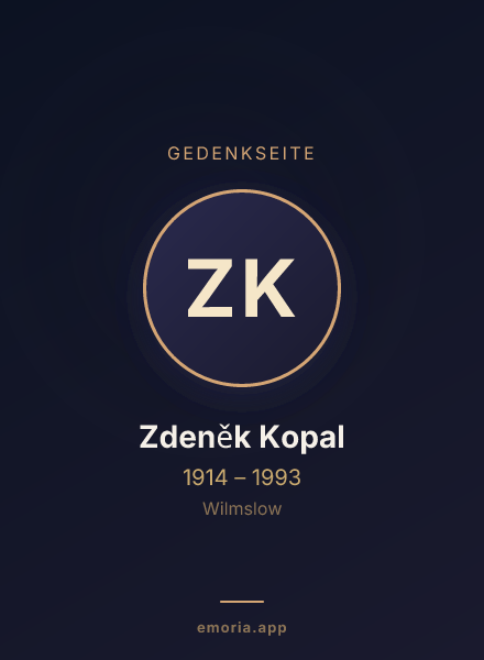 Gedenkportrait von Zdeněk Kopal