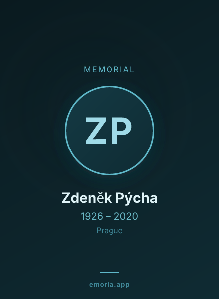 Memorial portrait of Zdeněk Pýcha