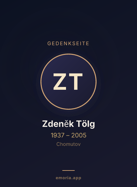 Gedenkportrait von Zdeněk Tölg