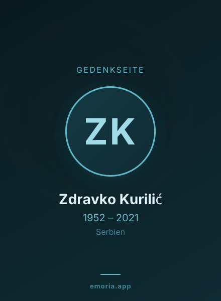 Gedenkportrait von Zdravko Kurilić