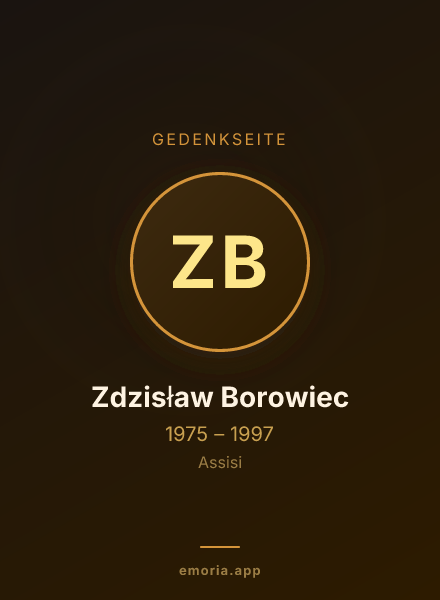 Gedenkportrait von Zdzisław Borowiec