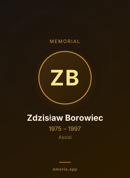 Memorial portrait of Zdzisław Borowiec