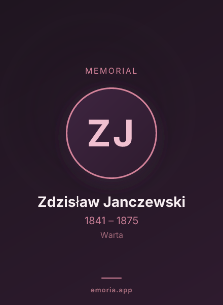 Memorial portrait of Zdzisław Janczewski
