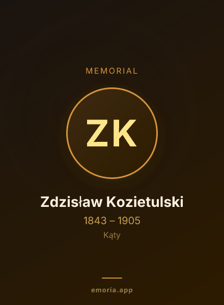 Memorial portrait of Zdzisław Kozietulski
