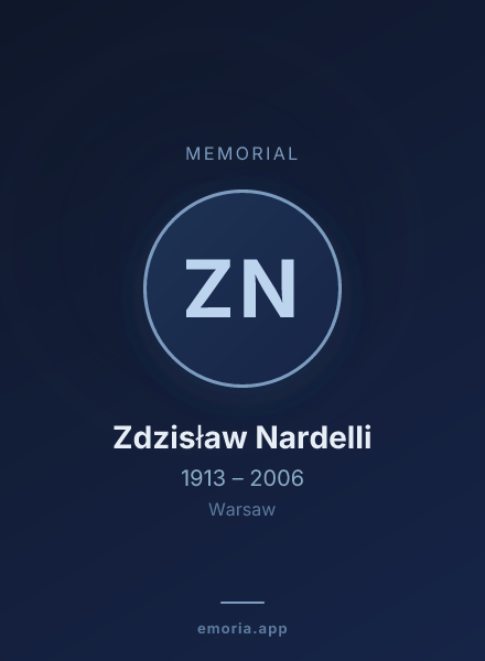 Memorial portrait of Zdzisław Nardelli