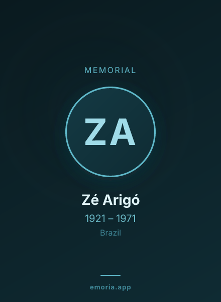 Memorial portrait of Zé Arigó