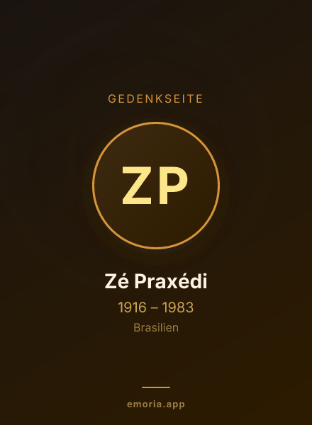 Gedenkportrait von Zé Praxédi