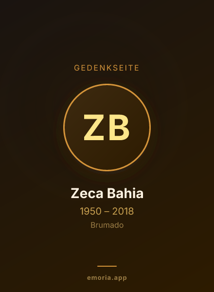 Gedenkportrait von Zeca Bahia