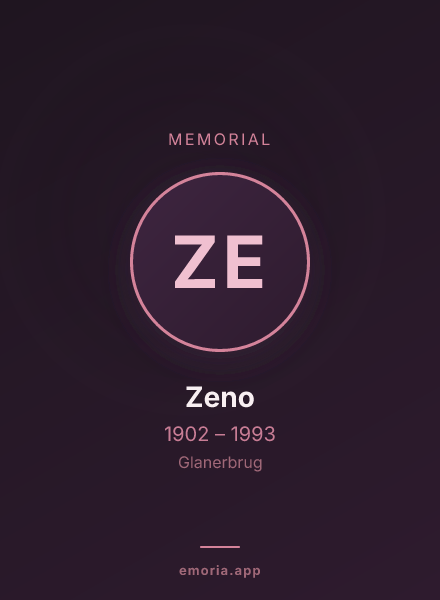 Memorial portrait of Zeno