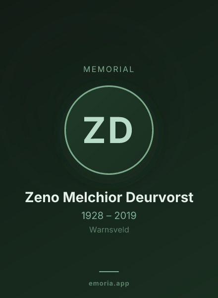 Memorial portrait of Zeno Melchior Deurvorst