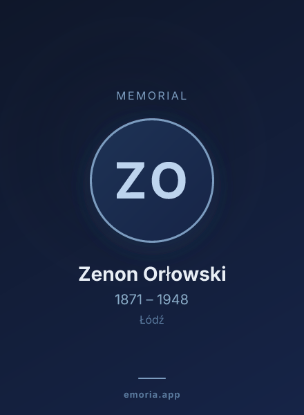 Memorial portrait of Zenon Orłowski