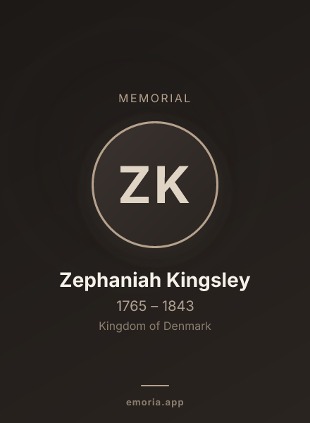 Memorial portrait of Zephaniah Kingsley